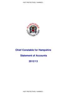 The Statement of accounts sets out the overall financial position of Hampshire Police Authority for the year ending 31 March 2011
