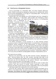 [removed]Activities of Investigation on Disaster Damage in Asia