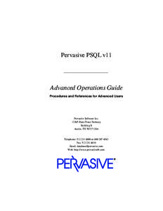 Novell NetWare / Microsoft Windows / Cross-platform software / PostgreSQL / Pervasive Software / Database management systems / Windows / Database / Backup / Software / Computing / Btrieve