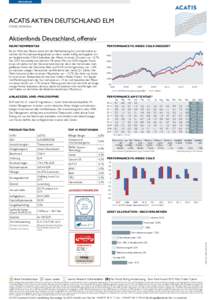 Aktienfonds  ACATIS AKTIEN DEUTSCHLAND ELM STAND: Aktienfonds Deutschland, offensiv
