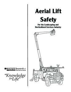 MF2713 Aerial Lift Safety for the Landscaping and Horticultural Services Industry