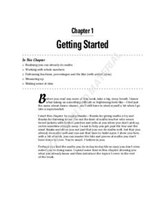 Chapter 1  AL Getting Started In This Chapter