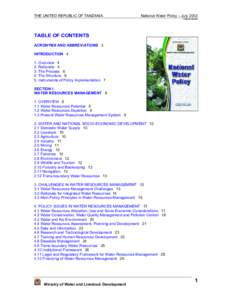 Aquatic ecology / Hydrology / Irrigation / Water resources / Water supply and sanitation in Mexico / Water supply / Water resources management in Uruguay / Water resources in Mexico / Water / Water management / Environment