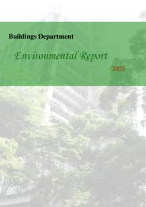 Buildings Department  Environmental Report 2003  Page