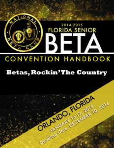 BETA FLORIDA SENIOR  CONVENTION HANDBOOK