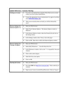 Microsoft Word - Quick Reference.doc