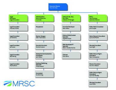 Executive Director Tracy Burrows Legal Pat Mason Legal Consultant