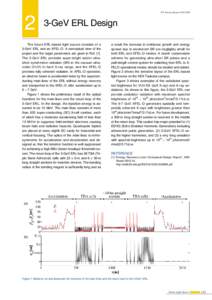 2  PF Activity Report 2012 #30 3-GeV ERL Design