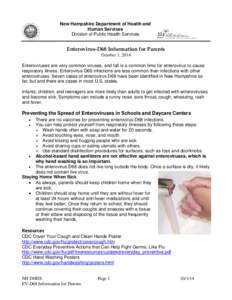 Picornaviruses / Enterovirus / Hand washing / Hand sanitizer / Influenza / Health / Medicine / Hygiene