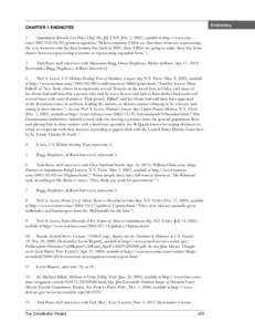 Endnotes  CHAPTER 1 ENDNOTES 1 Guantánamo Remarks Cost Policy Chief His Job, CNN (Feb. 2, 2007), available at http://www.cnn. com/2007/US[removed]gitmo.resignation (“When corporate CEOs see that those firms are represen