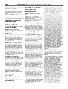 [removed]Federal Register / Vol. 70, No[removed]Friday, May 13, [removed]Notices (Catalog of Federal Domestic Assistance No[removed], Disaster Assistance.)