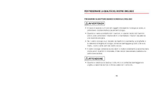 COME CAMBIARE IL CINTURINO DELL’OROLOGIO SERIE AL9000  (1) Far scorrere a sinistra il perno della barra a