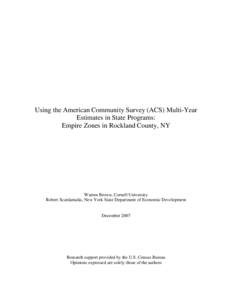 Demography / Population / Census / Demographics of the United States / Population Estimates Program / The Bronx / Public Use Micro Data Sample Area / United States Census Bureau / Statistics / American Community Survey