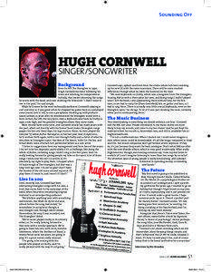 Sounding Off  HUGH CORNWELL