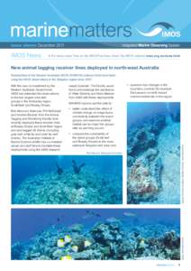 Biological oceanography / Physical geography / Earth / Planktology / Australian National Heritage List / Ningaloo Reef / Australian National Data Service / Australian Institute of Marine Science / Institute for Marine and Antarctic Studies / Water / Oceanography / Aquatic ecology