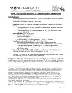 Microsoft Word - WHA Characteristic Elements of Ignition Mechanisms