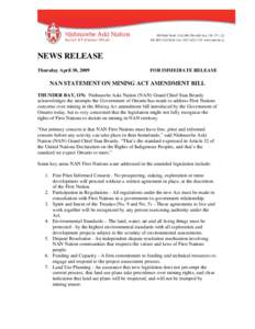 Microsoft Word - NAN news release FORMATTED