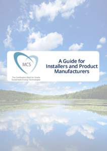 A Guide for Installers and Product Manufacturers INTRODUCTION