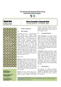 Africa Economic and Financial Brief[removed]October 2010