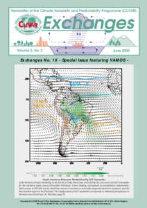 Newsletter of the Climate Variability and Predictability Programme (CLIVAR)  Exchanges Volume 5, No. 2  June 2000