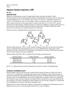 NDA[removed]S-158 Page 3 Heparin Sodium Injection, USP Rx only DESCRIPTION