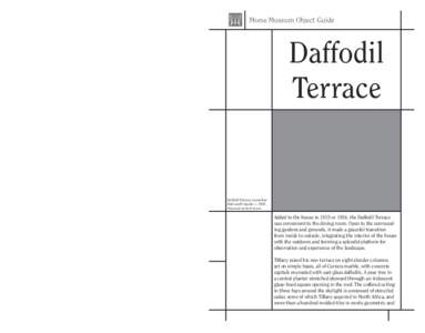 Morse Museum Object Guide  Daffodil Terrace  Daffodil Terrace, Laurelton