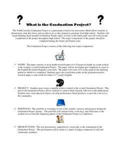 What is the Graduation Project