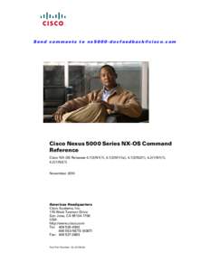 Cisco Nexus 5000 Series Command Reference
