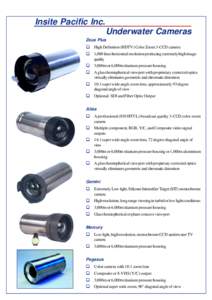 Insite Pacific Inc. Underwater Cameras Zeus Plus