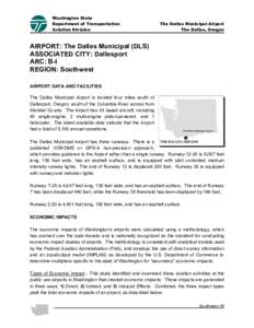 The Dalles /  Oregon / Geography of the United States / Oregon / West Coast of the United States / Regional Input-Output Modeling System / Columbia River Gorge / MIG /  Inc. / Columbia Gorge Regional Airport