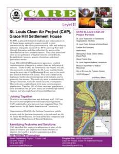 St. Louis Clean Air Project (CAP), Grace Hill Settlement House