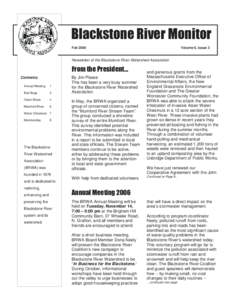 Earth / Environmental science / Environmental soil science / Aquatic ecology / Blackstone River / Mumford River / Stormwater / Blackstone Valley / Turbidity / Water / Environment / Water pollution