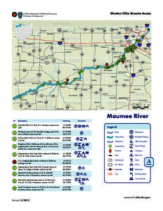 Maumee River / Mary Jane Thurston State Park / Toledo /  Ohio / Independence Dam State Park / Wabash and Erie Canal / Ohio / Geography of the United States / Toledo metropolitan area