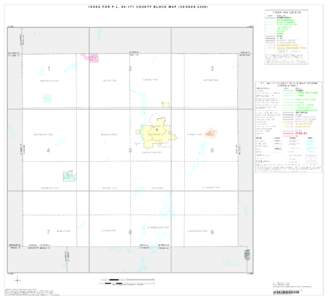 INDEX FOR P.L[removed]COUNTY BLOCK MAP (CENSUS[removed]INDEX MAP LEGEND SYMBOL NAME STYLE