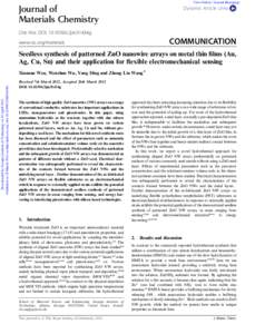 View Online / Journal Homepage  C Journal of Materials Chemistry