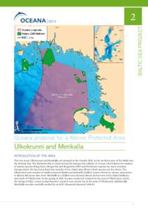 2 BALTIC SEA PROJECT[removed]Oceana proposal for a Marine Protected Area