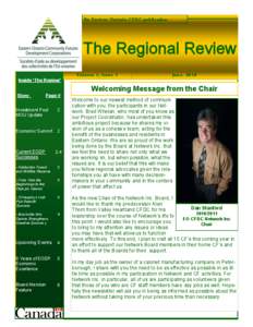 An Eastern Ontario CFDC publication BUSINESS NAME The Regional Review Inside „The Review‟ Story