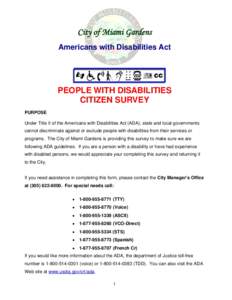 Urban planning / Health / 101st United States Congress / Americans with Disabilities Act / Disability / Accessibility / Developmental disability / Discrimination / Psychiatry