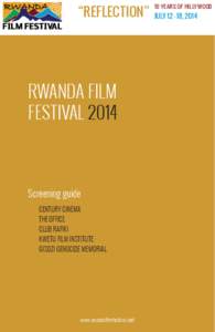 100 Days / Jens Assur / Arts / Film / Eric Kabera / Tutsi people / Kinyarwanda