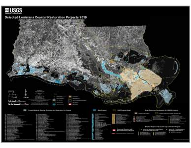 Intracoastal Waterway / Coastal Wetlands Planning /  Protection and Restoration Act / Mississippi River Delta / Last Island /  Louisiana / Lake Borgne / Barataria Bay / Mississippi RiverGulf Outlet Canal / Bayou / Grand Isle /  Louisiana / Mississippi River