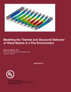 UL Report on FE Modeling of Wood Beam and Floor 2011