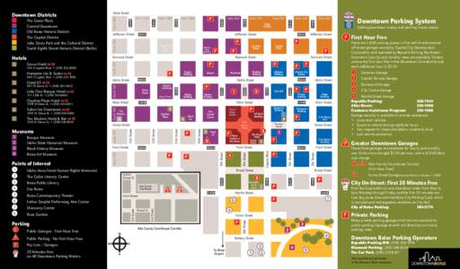 Downtown Districts  ��������� The Grove Plaza Central Downtown