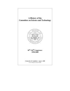 United States House Committee on Science /  Space and Technology / America COMPETES Act / Ralph Hall / Mark Udall / Bart Gordon / Government / Public policy / Politics of the United States / 110th United States Congress / NASA / Space policy