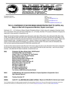 Scott Smith / Setti Warren / Paul Soglin / Local government in the United States / Politics of the United States / United States Conference of Mayors / Don Plusquellic / Joseph P. Riley /  Jr.