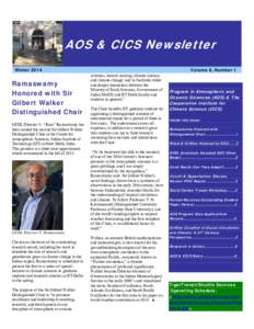 Microsoft Word - AOS & CICS Newsletter Winter 2014