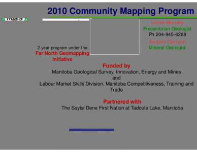 Microsoft PowerPoint - PRES2010-11_2010 Community Mapping Program.pptx