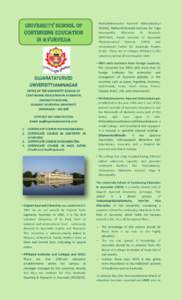 ShriGulabkunverba Ayurved Mahavidyalaya [SGAM], MaharshiPatanjali Institute for Yoga Naturopathy Education & Research