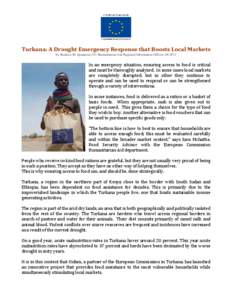 Turkana: A Drought Emergency Response that Boosts Local Markets