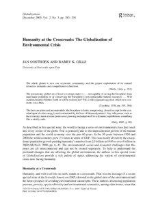 Globalizations December 2005, Vol. 2, No. 3, pp. 283 – 291