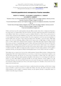 Furness, R.W. et al[removed]BOU Proceedings – Marine Renewables and Birds  http://www.bou.org.uk/bouproc-net/marine-renewables/furness-et-al.pdf This paper forms part of the proceedings from the BOU conference Marine Re